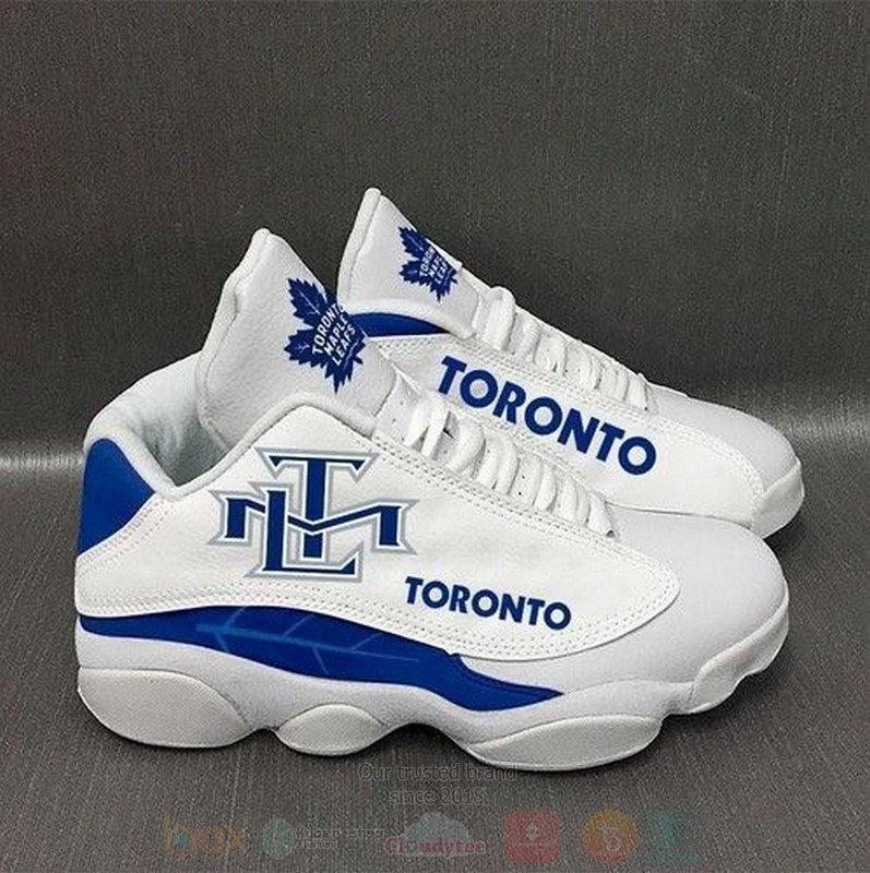 Toronto_Maple_Leafs_Football_NHL_Air_Jordan_13_Shoes