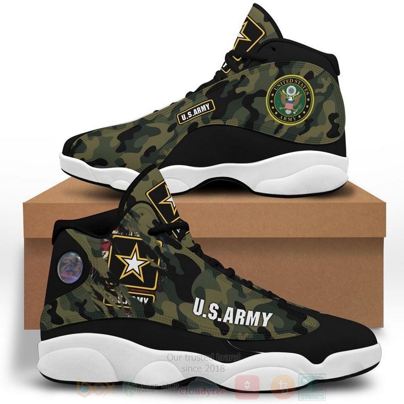 Us_Army_Camo_Air_Jordan_13_Shoes