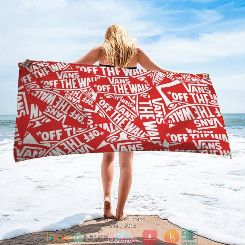 Vans_off_the_wall_Red_Beach_Towel