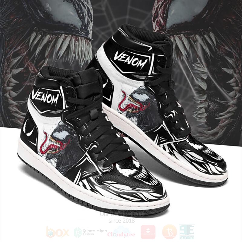 Venom_Symbiote_Air_Jordan_High_Top_Shoes