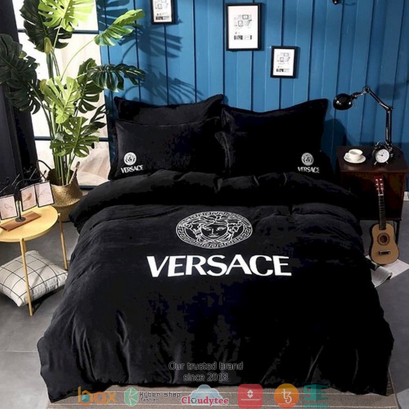 Versace_Black_Luxury_Simple_Duvet_cover_bedding_set
