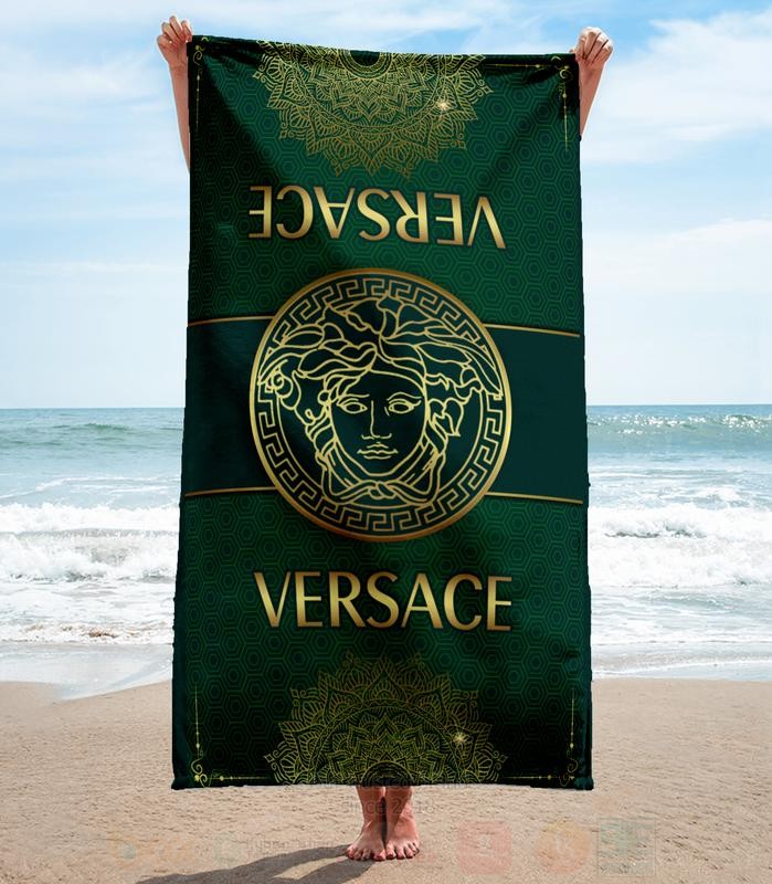 Versace_Green_Microfiber_Beach_Towel