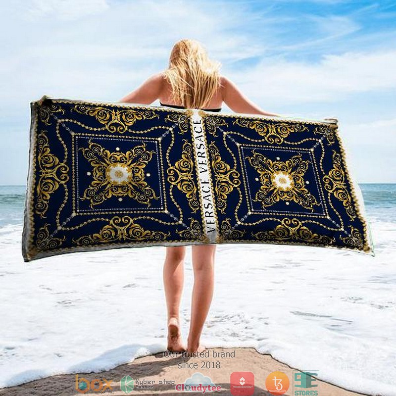 Versace_Luxury_Gold_pattern_Beach_Towel