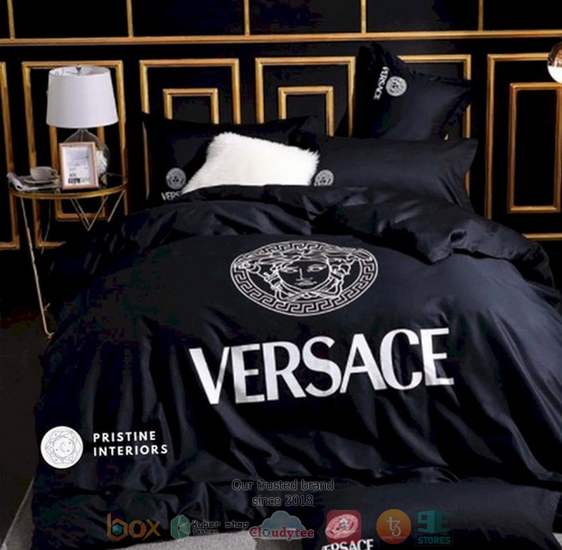 Versace_Luxury_brand_dark_blue_Bedding_Set
