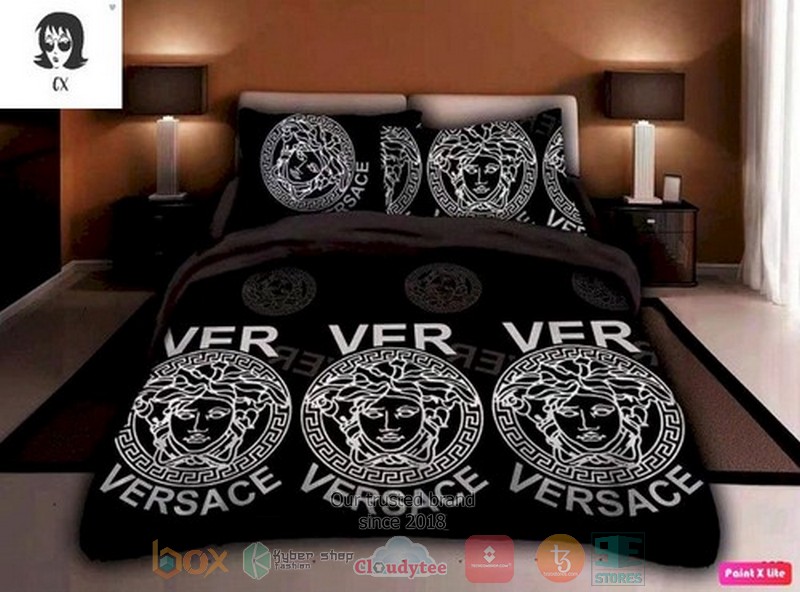 Versace_Medusa_logo_Luxury_brand_black_Bedding_Set