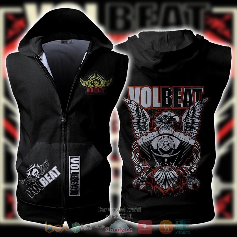 Volbeat_Sleeveless_zip_vest_leather_jacket