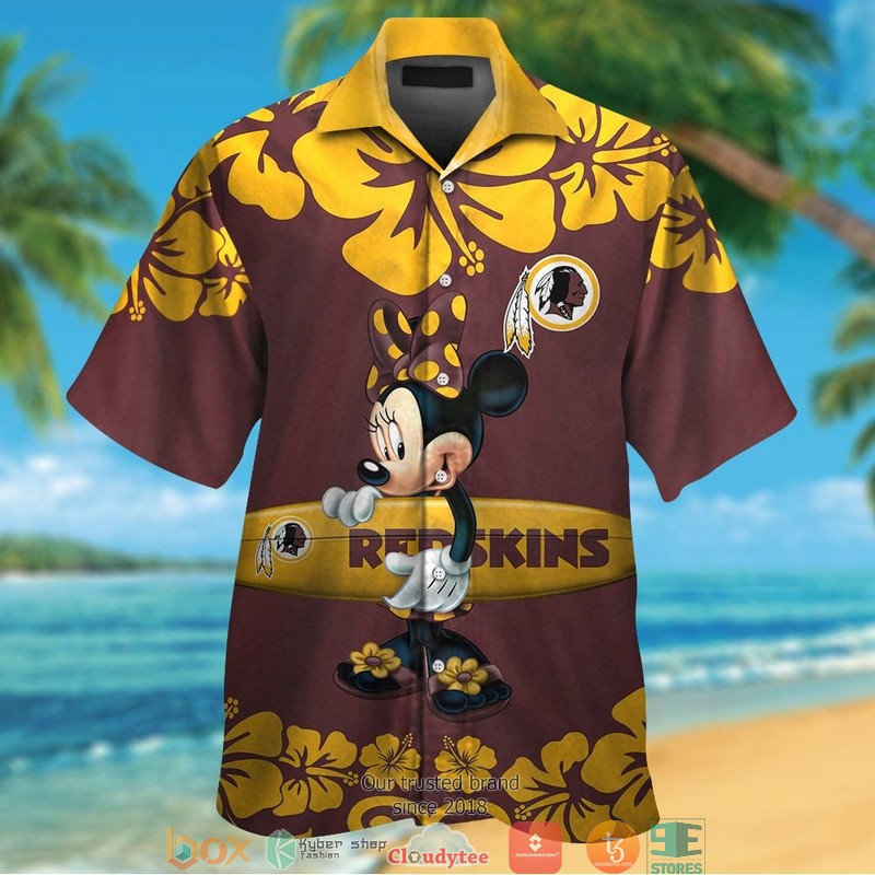 Washington_Redskins_Minnie_Mouse_Hawaiian_Shirt_Short