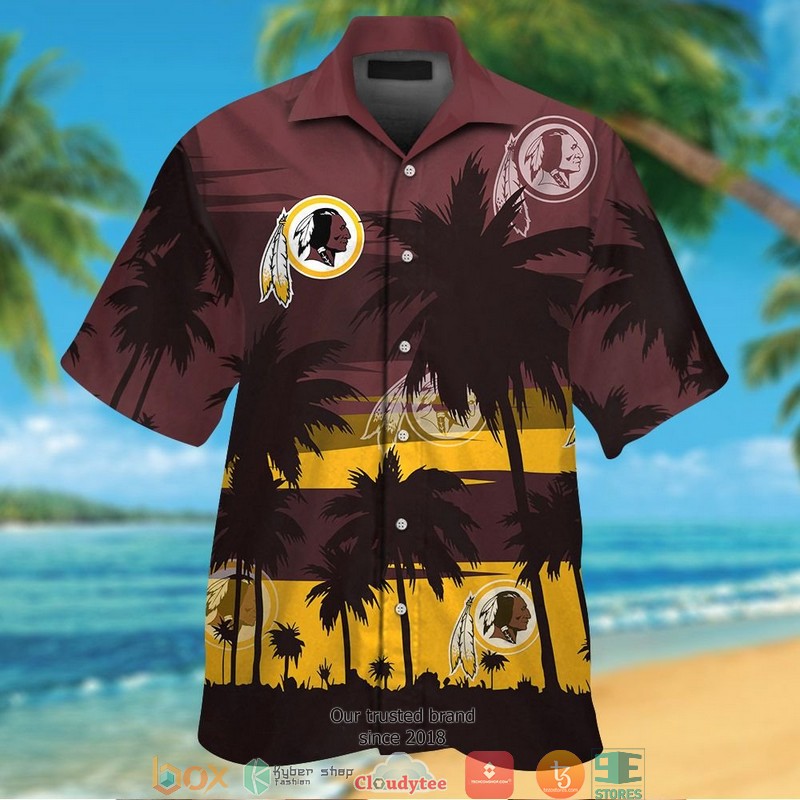 Washington_Redskins_coconut_island_dark_red_Hawaiian_Shirt_Short