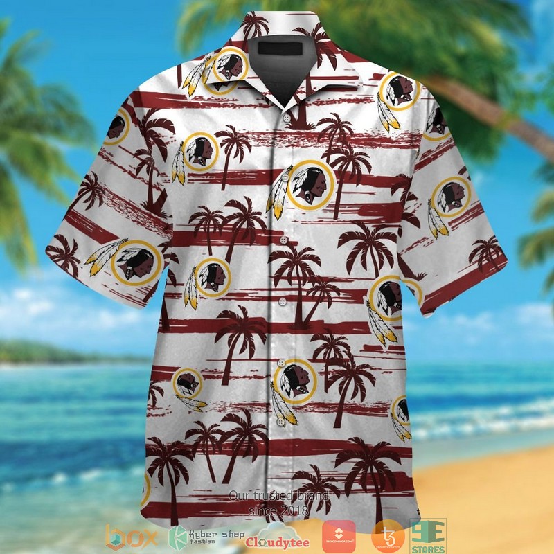 Washington_Redskins_coconut_white_Hawaiian_Shirt_Short
