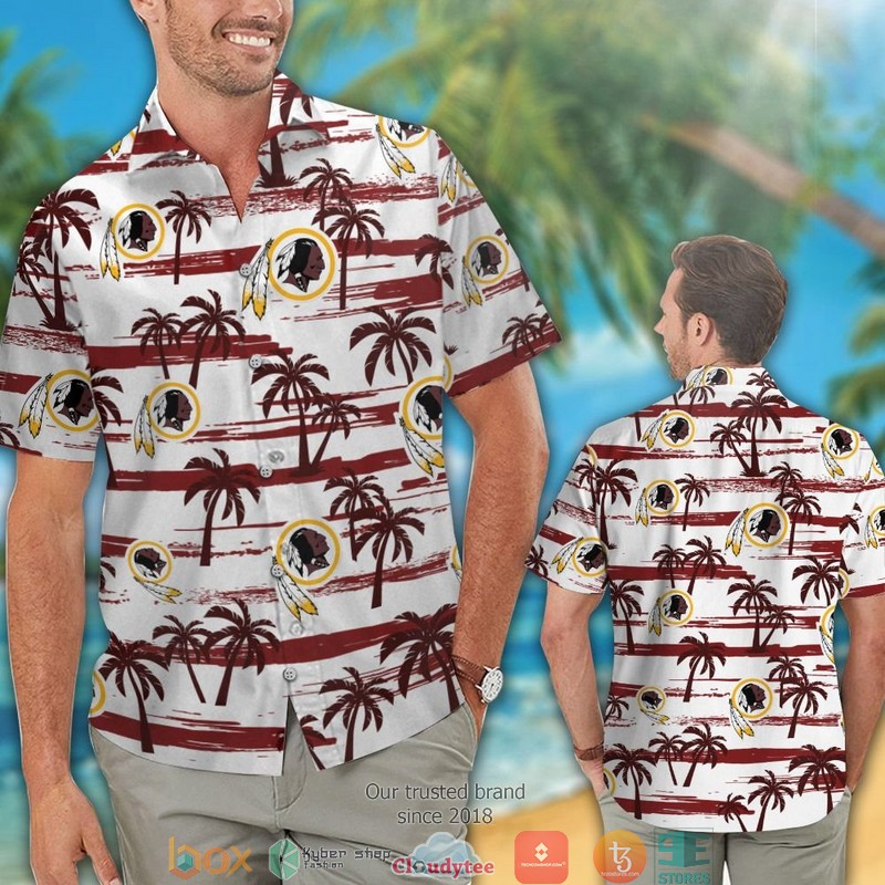 Washington_Redskins_coconut_white_Hawaiian_Shirt_Short_1