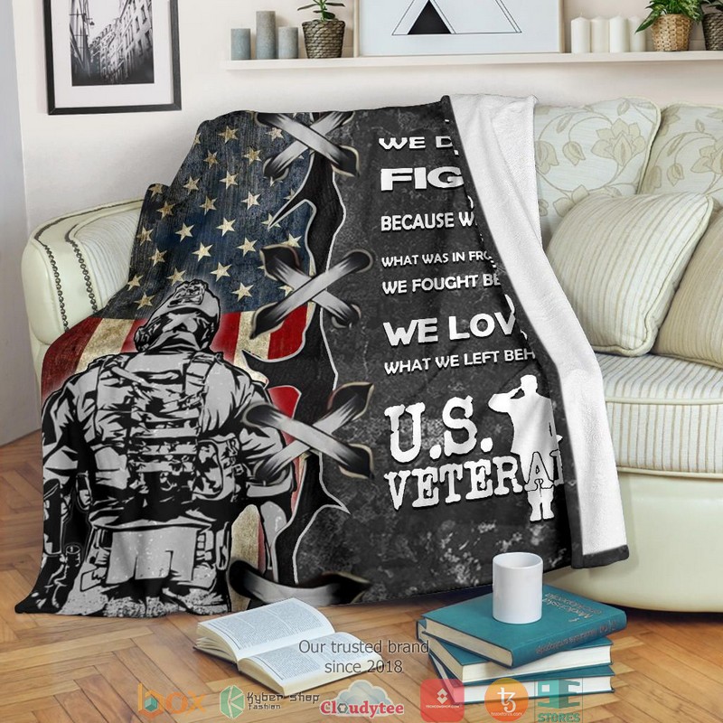 We_Didnt_Because_We_Hated_US_Veteran_American_flag_Blanket_1