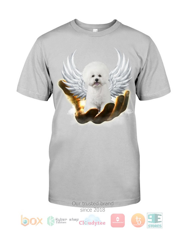 White_Bichon_Frise_Golden_Hand_Heaven_Wings_2D_shirt_hoodie