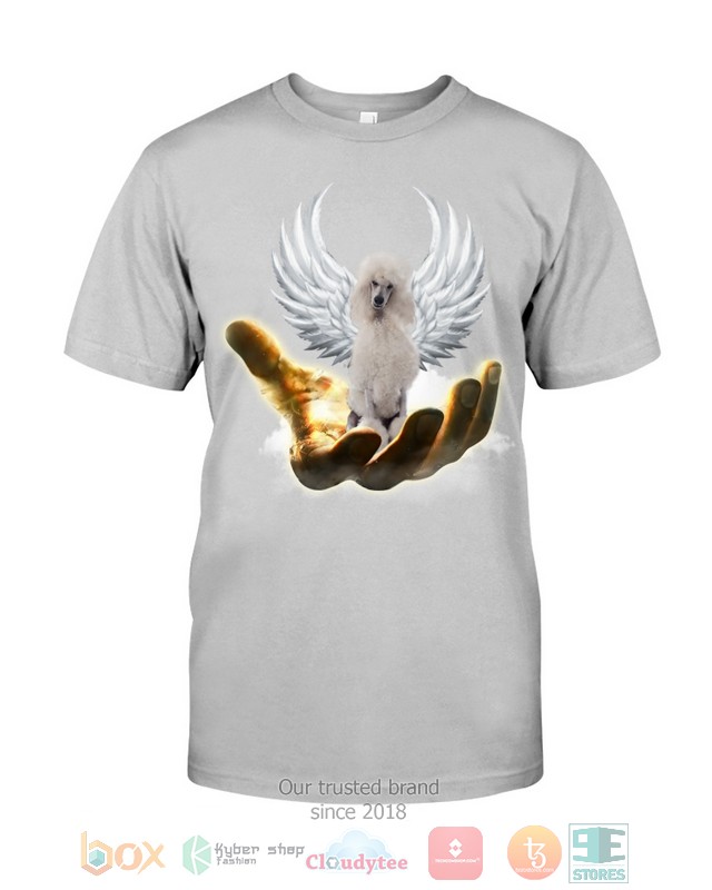 White_Standard_Poodle_Golden_Hand_Heaven_Wings_2D_shirt_hoodie