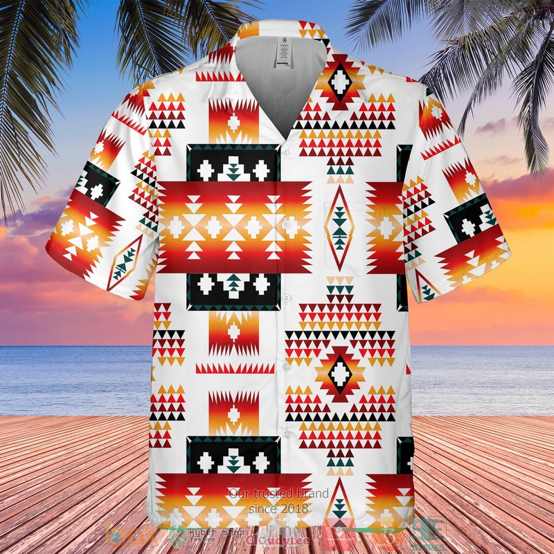 White_Tribes_Pattern_Native_American_Hawaiian_Shirt