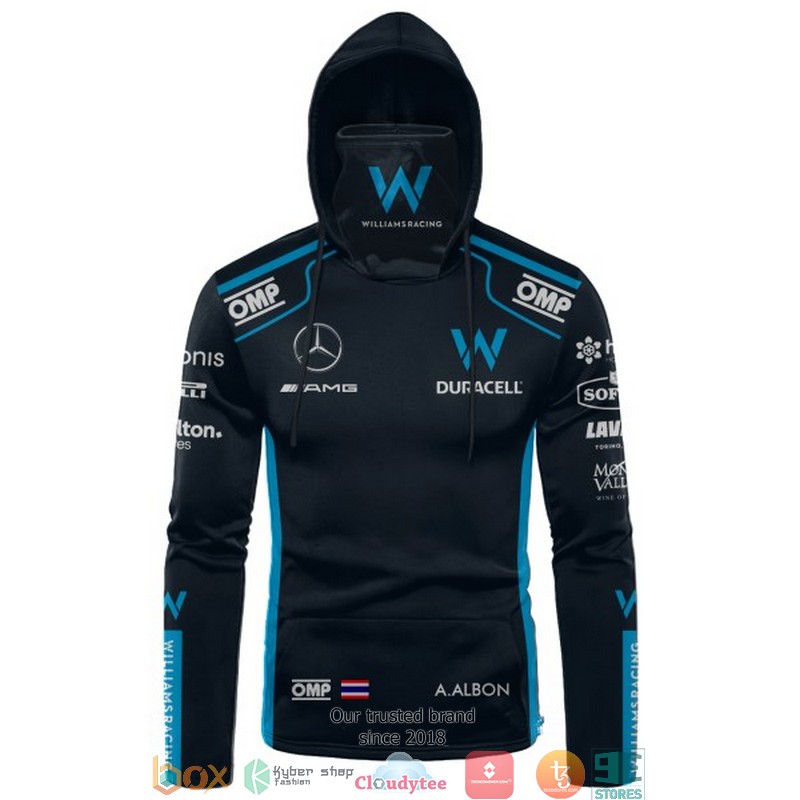 Williams_Racing_Albon_3d_hoodie_mask_1