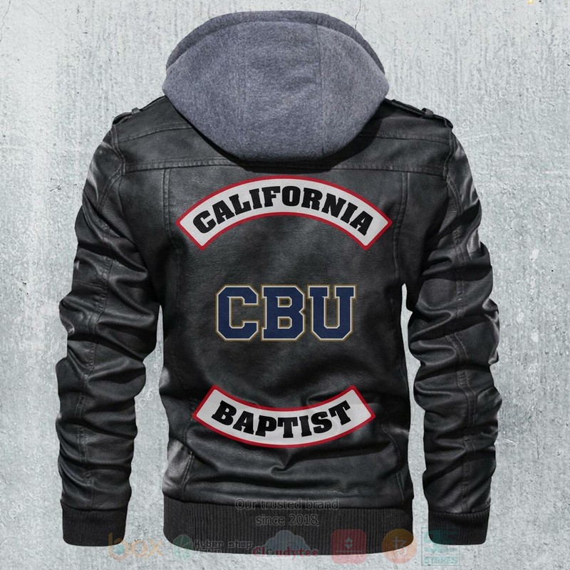California_Baptist_NCAA_Football_Motorcycle_Leather_Jacket