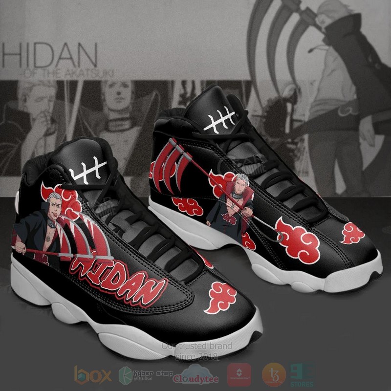 Akatsuki_Hidan_Naruto_Custom_Anime_Air_Jordan_13_Shoes