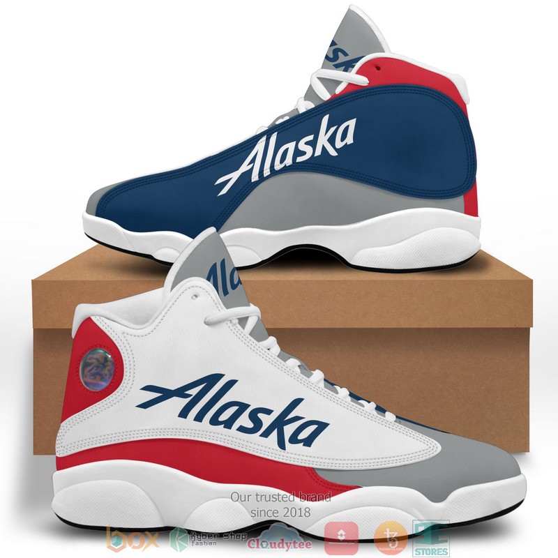 Alaska_Logo_Bassic_Air_Jordan_13_Sneaker_Shoes