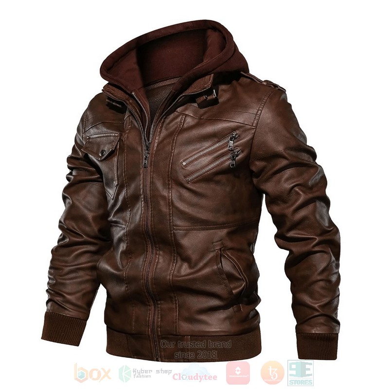 Albany_Great_Danes_NCAA_Sons_of_Anarchy_Brown_Motorcycle_Leather_Jacket_1