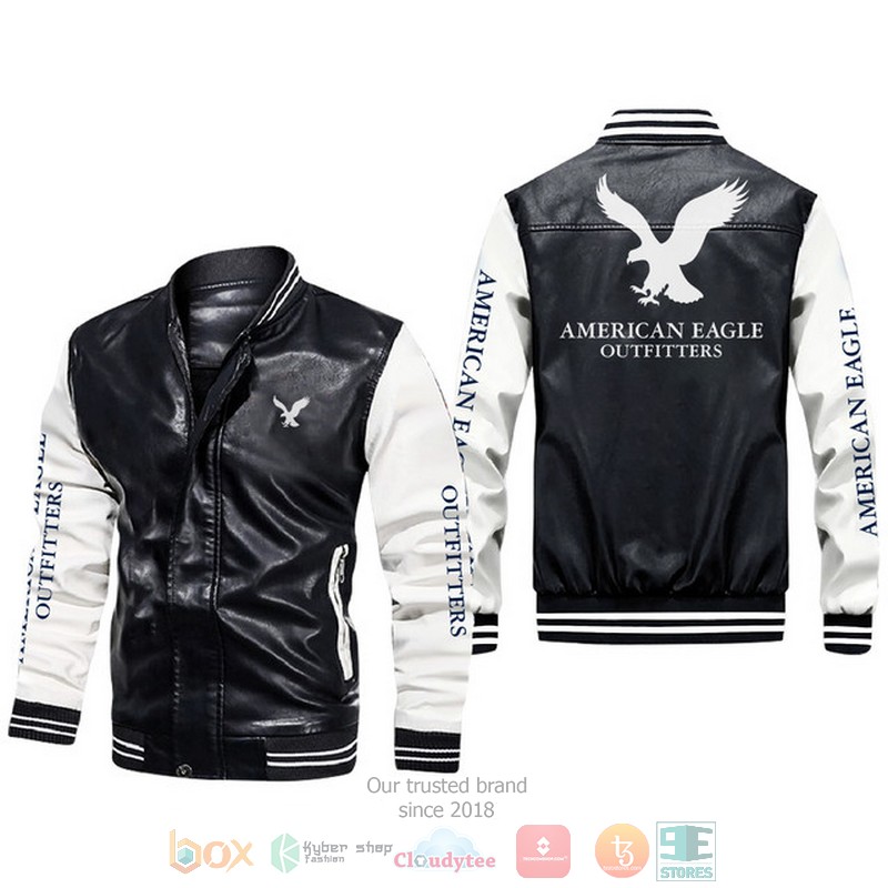 American_Eagle_Outfitters_Leather_bomber_jacket