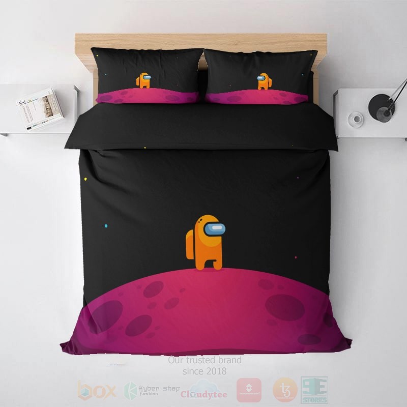 Among_Us_Alone_In_Space_Gaming_Bedding_Set
