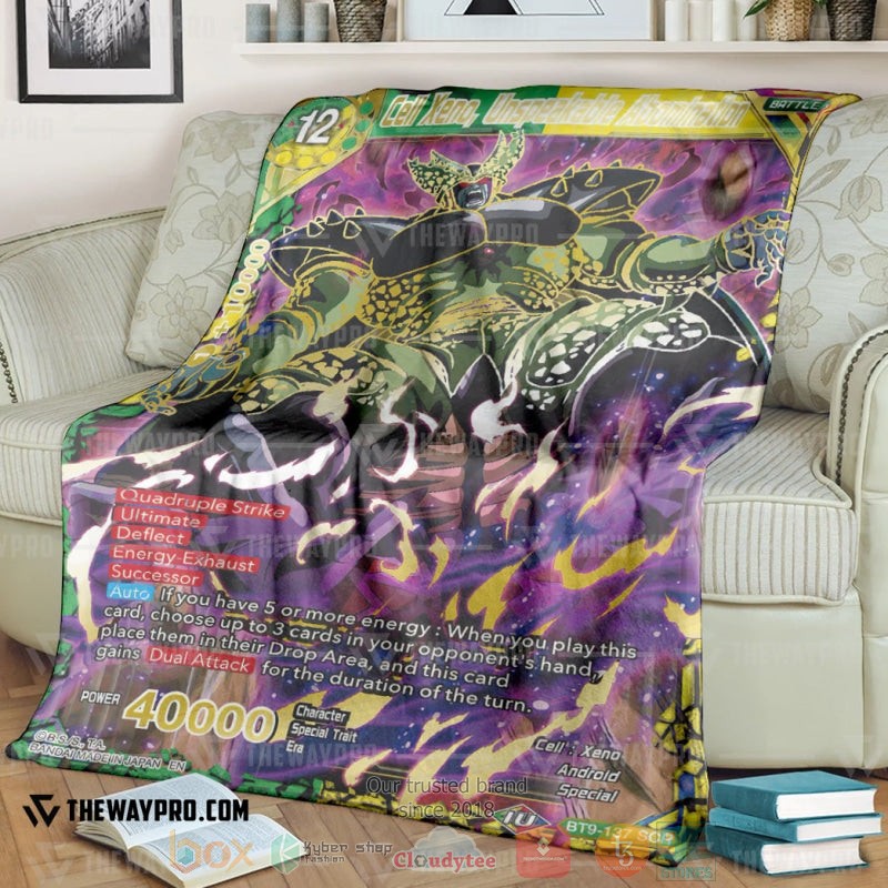 Anime_Dragon_Ball_Cell_Xeno_Unspeakable_Abomination_Soft_Blanket