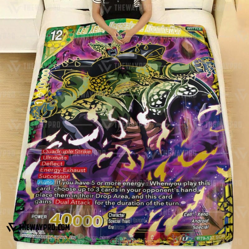 Anime_Dragon_Ball_Cell_Xeno_Unspeakable_Abomination_Soft_Blanket_1