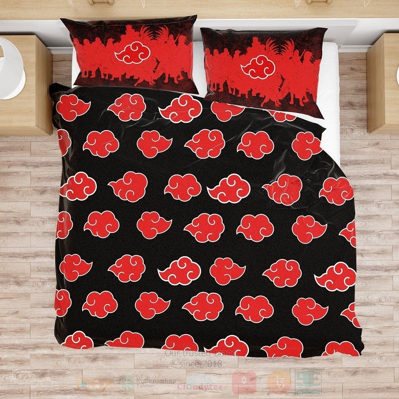 Anime_Naruto_Akatsuki_Bedding_Set_1