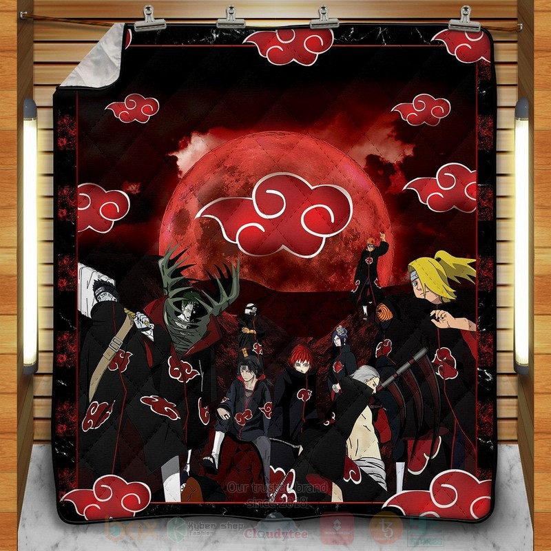 Anime_Naruto_Red_Cloud_Quilt