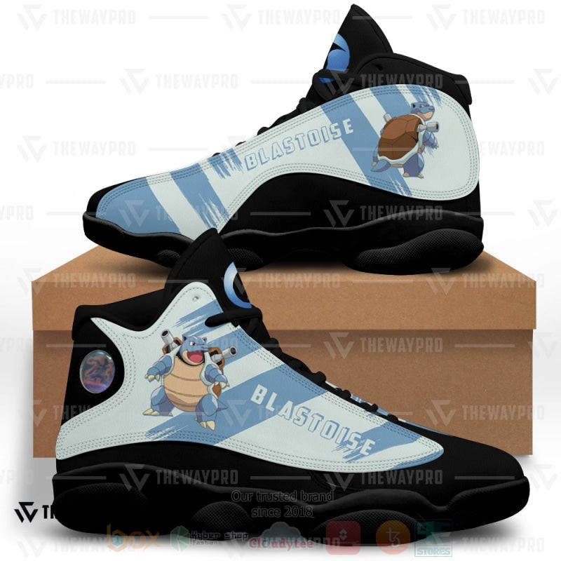 Anime_Pokemon_Blastoise_Custom_Air_Jordan_13_Shoes