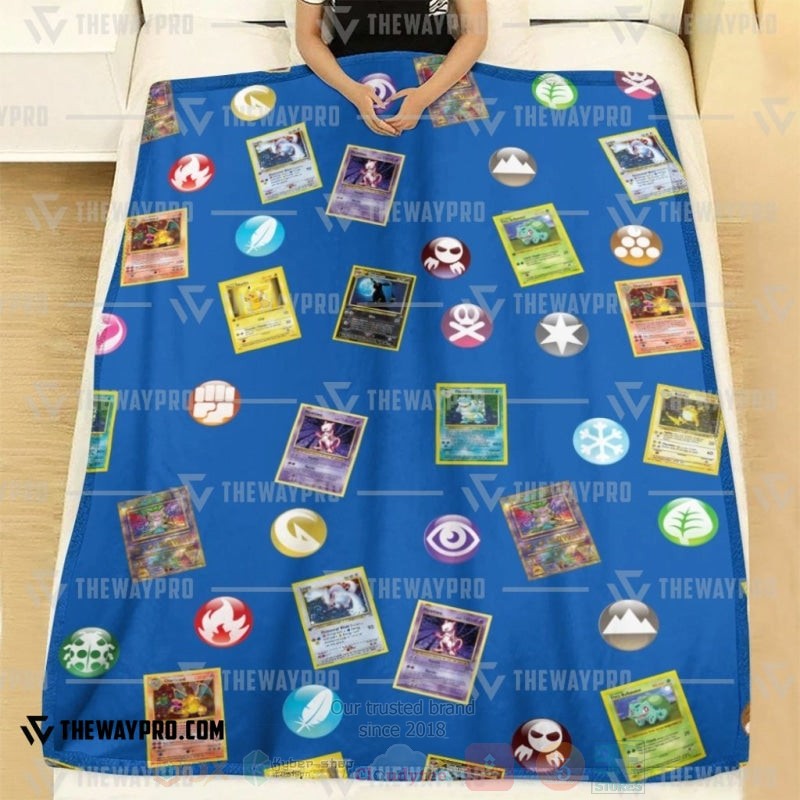 Anime_Pokemon_Cards_And_Elements_Blanket_1