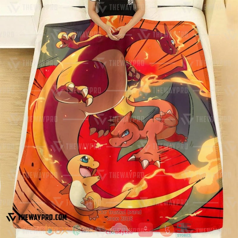 Anime_Pokemon_Charizard_Evolution_Soft_Blanket
