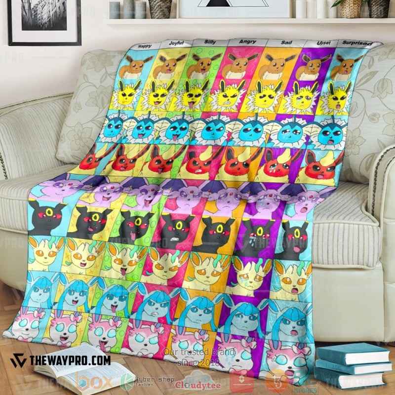 Anime_Pokemon_Eevee_And_The_Evolution_Emotion_Faces_Soft_Blanket
