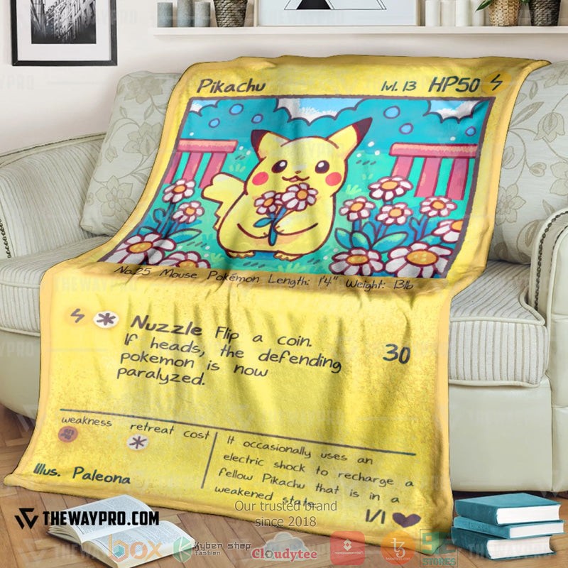 Anime_Pokemon_Pikachu_Cute_Card_Soft_Blanket