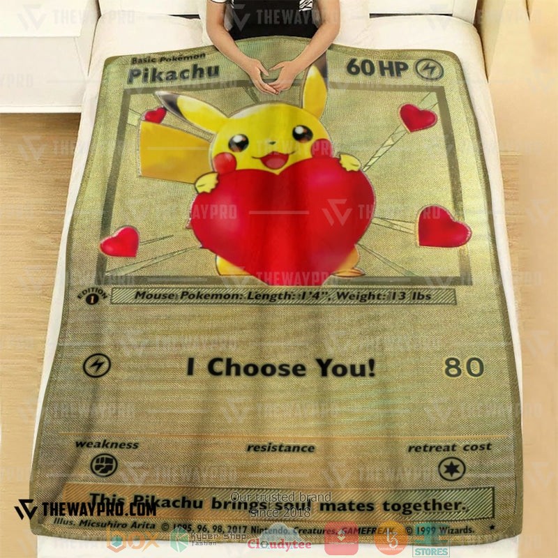 Anime_Pokemon_Pikachu_I_Choose_You_Gold_Card_Soft_Blanket_1