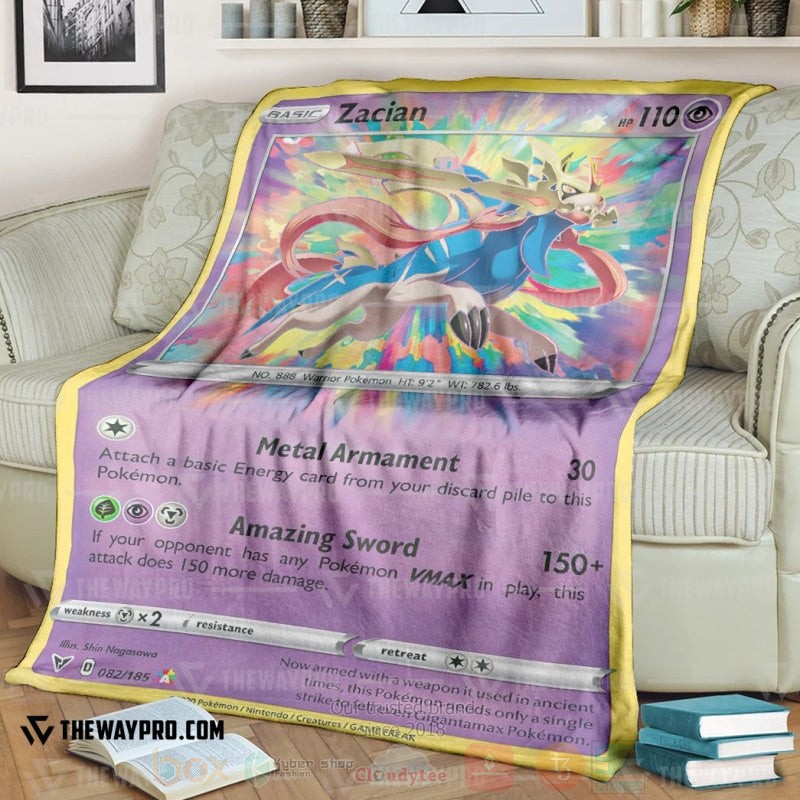 Anime_Pokemon_Zacian_Vivid_Voltage_Blanket