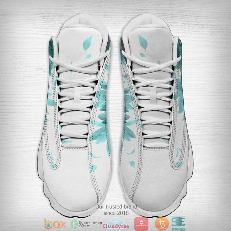 Aoba_Johsai_Green_Leaf_Air_Jordan_13_Sneaker_1