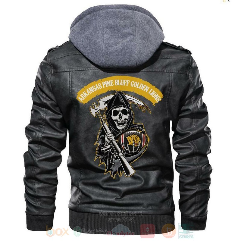 Arkansas_Pine_Bluff_Golden_Lions_NCAA_Sons_of_Anarchy_Black_Motorcycle_Leather_Jacket