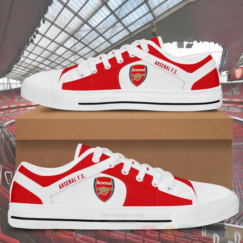 Arsenal_F.C._Black_White_Low_Top_Canvas_Shoes_1