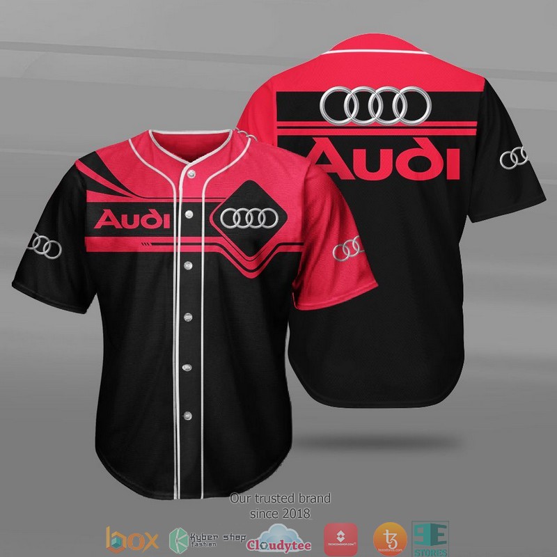 Audi_Black_Red_Car_Motor_Baseball_Jersey