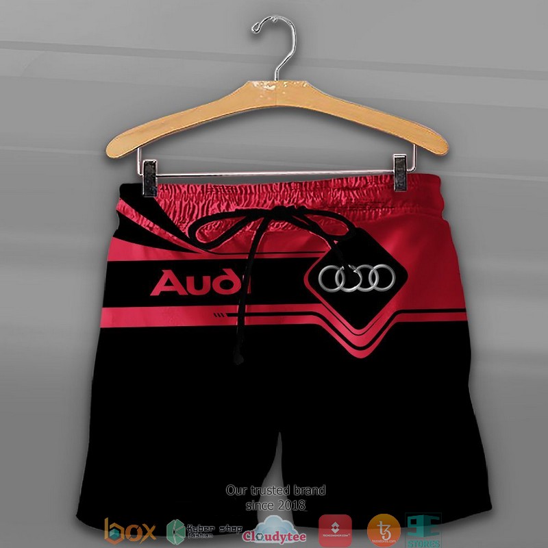 Audi_Black_Red_Car_Motor_Unisex_Shirt_1