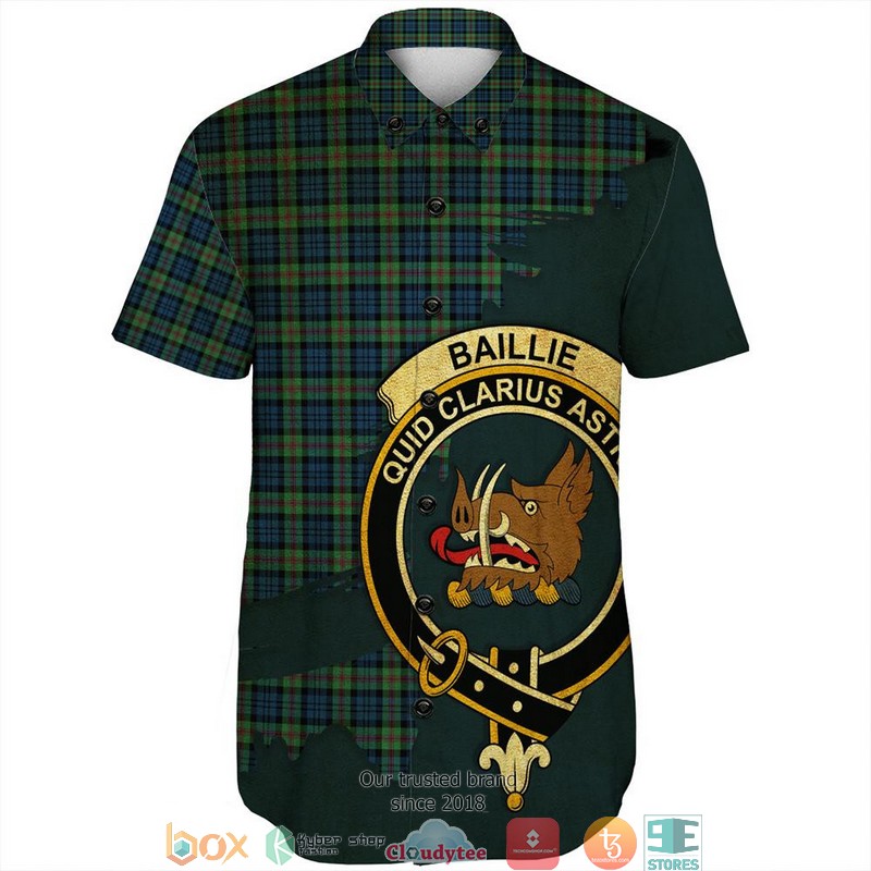 Baillie_Ancient_Tartan_Crest_Personalized_Short_Sleeve_Hawaiian_Shirt_1