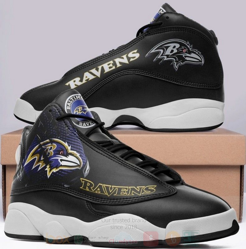 Baltimore_Ravens_NFL_Big_Logo_Football_Team_Air_Jordan_13_Shoes