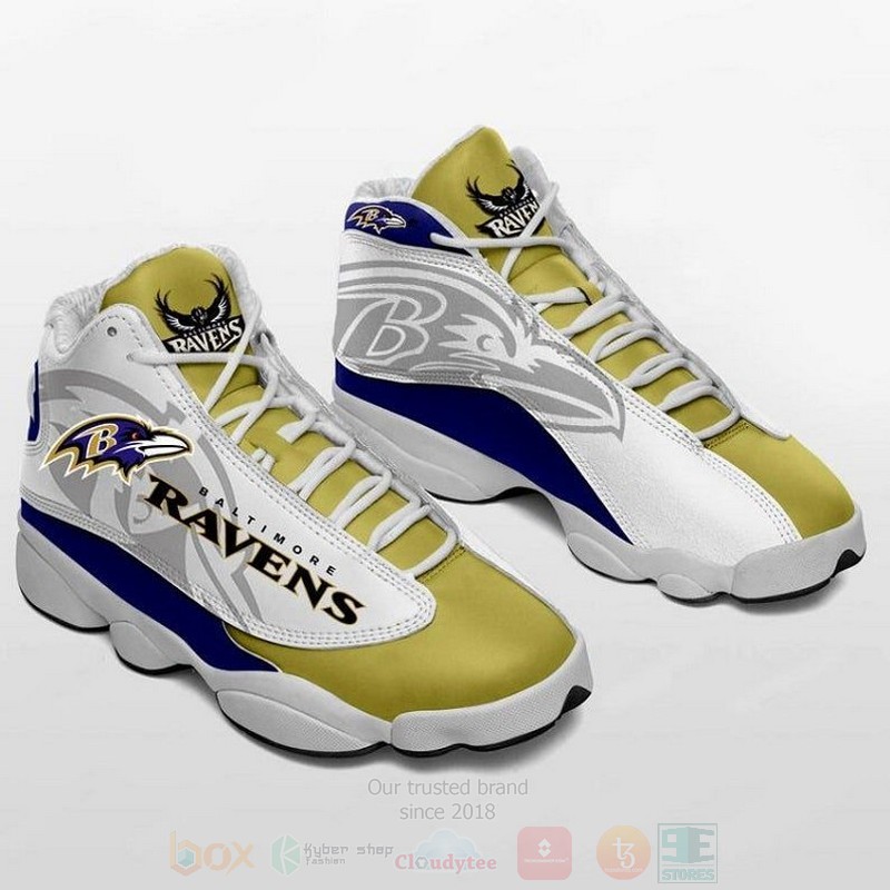 Baltimore_Ravens_NFL_Football_Team_Air_Jordan_13_Shoes