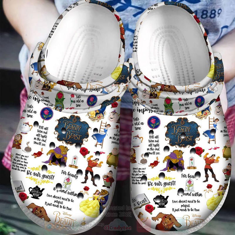 HOT Beauty and the Beast Crocs Shoes - Express your unique style with ...