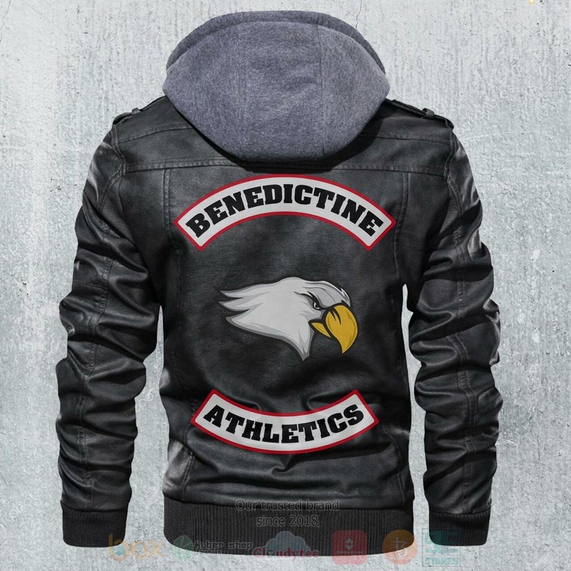 Benedictine_Athletics_NCAA_Motorcycle_Leather_Jacket
