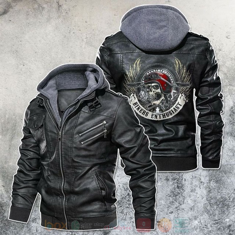 Biker_Enthusiast_Skull_Motorcycle_Leather_Jacket
