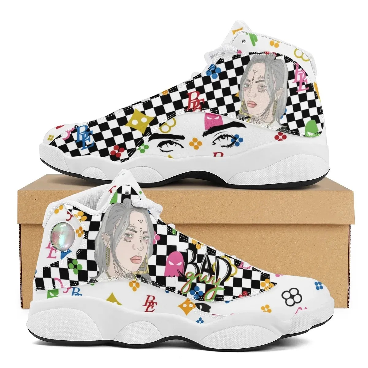 Billie-Eilish-Retro-Air-Jordan-13-Sneaker-Shoes