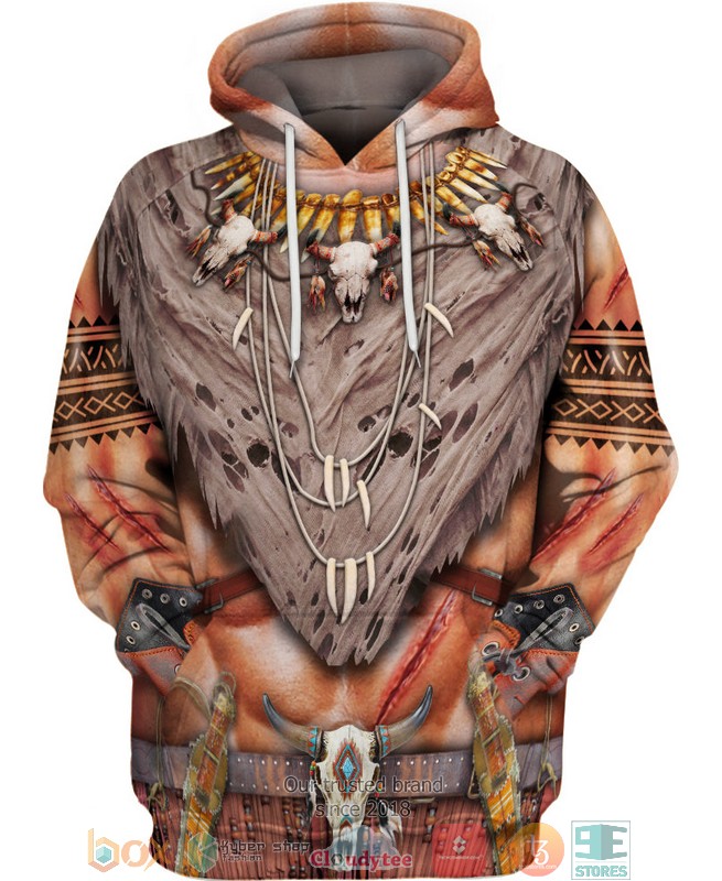 Bison_Brown_Pride_Native_American_3D_Shirt_Hoodie