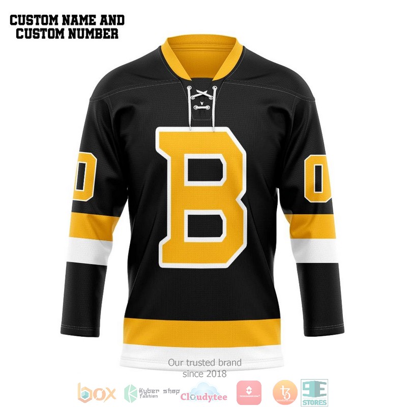Black_Boston_Bruins_NHL_Custom_Name_and_Number_Black_Hockey_Jersey_Shirt